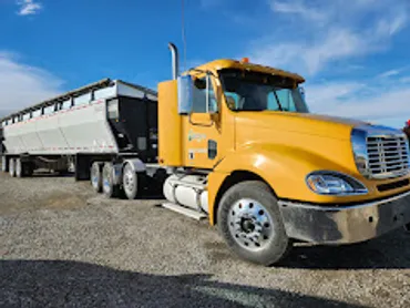 Tractor-trailer used for hauling residuals